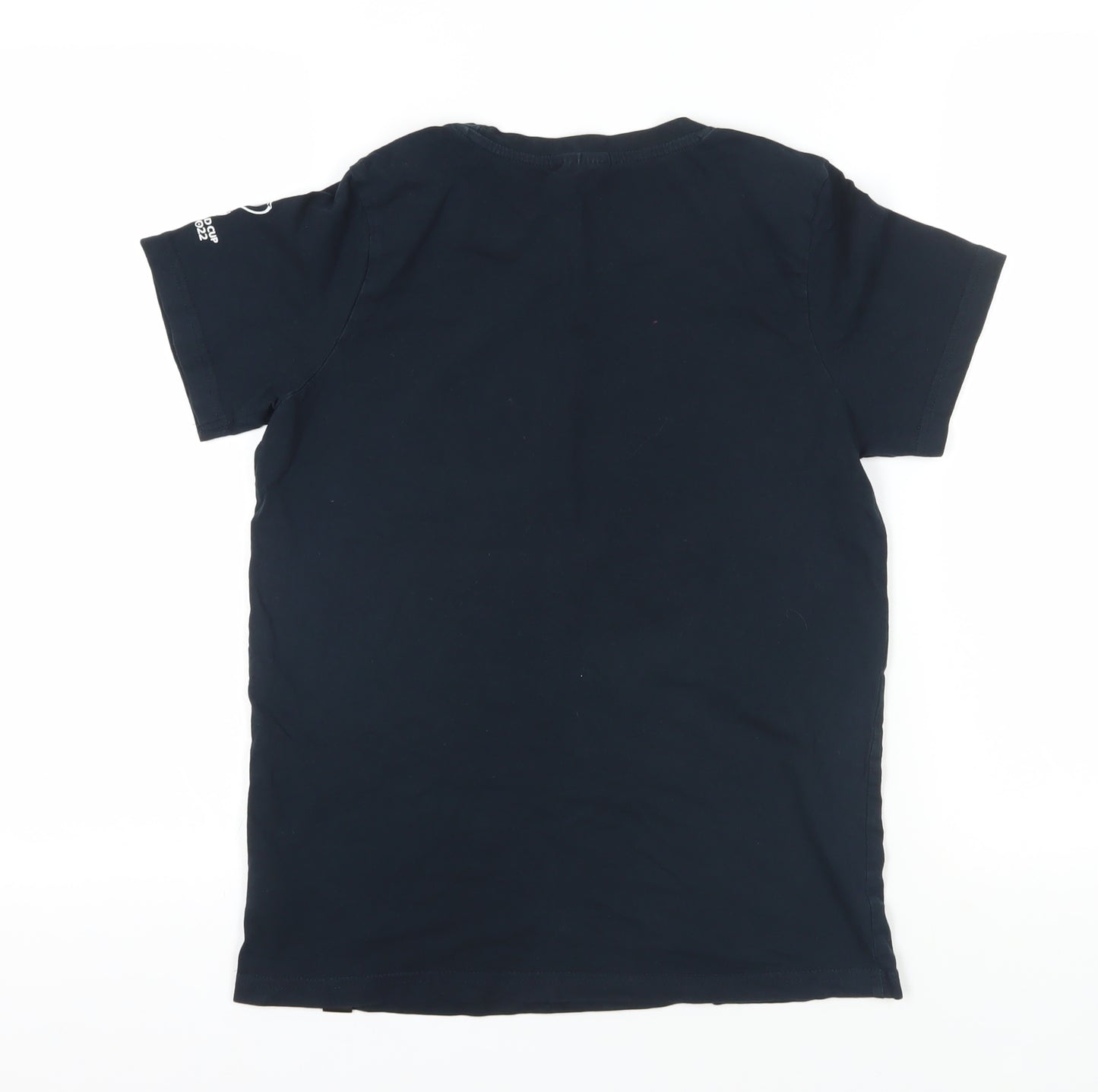 England Football Graphic Boys T-Shirt - Black, 12 Years
