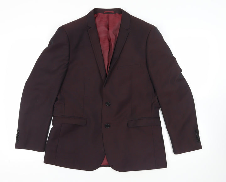 ONE SIX 5IVE Red Blazer, Men's Size 42, Formal