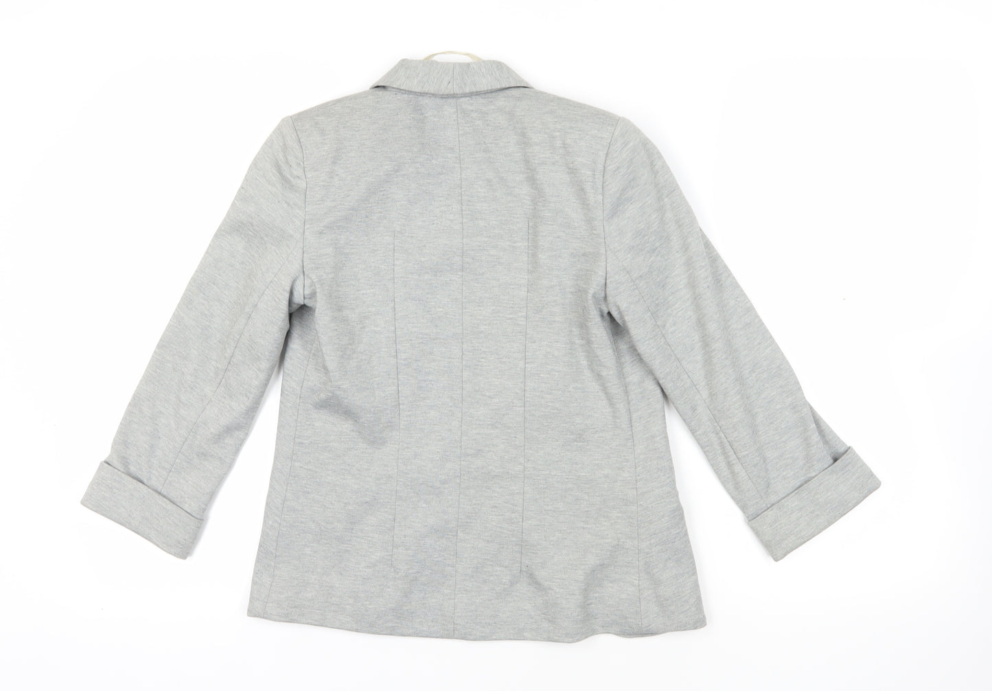 Miss Selfridge Grey Blazer UK 4 Casual Workwear
