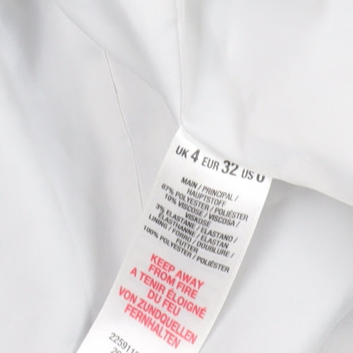 Miss Selfridge Grey Blazer UK 4 Casual Workwear
