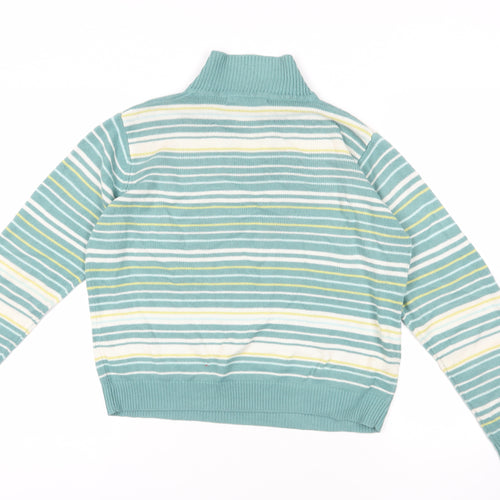 EWM Multicoloured Striped Pullover Jumper Size 14