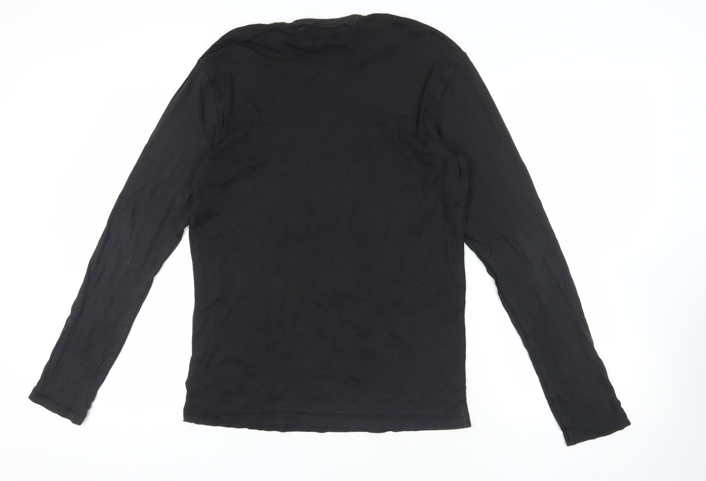 Tommy Jeans Black XL Long Sleeve T-Shirt for Men