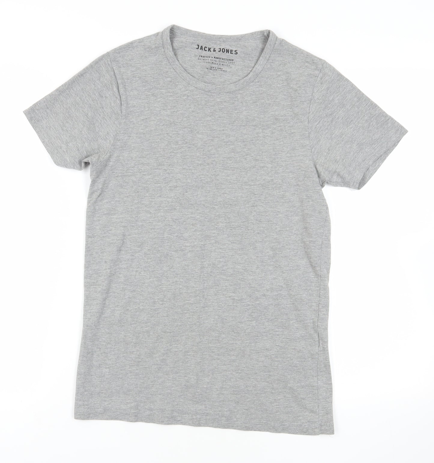 Jack & Jones Grey M Crew Neck T-Shirt