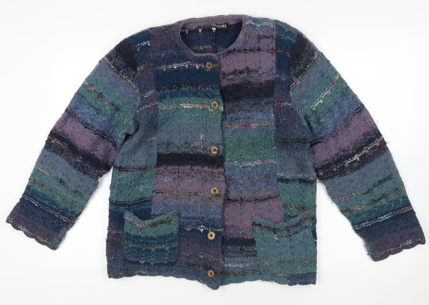 Lorry Marshall Multicoloured Wool Cardigan XL