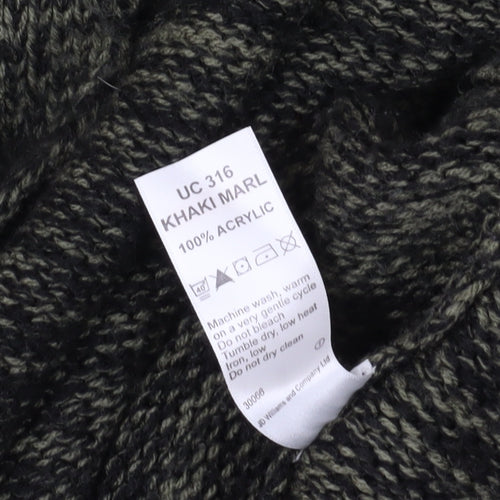 Jeffrey & Paula Green Chunky Knit Cape Size 20/22
