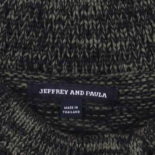 Jeffrey & Paula Green Chunky Knit Cape Size 20/22