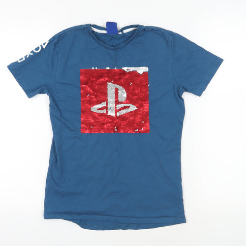 PlayStation Blue Boys Graphic T-Shirt 12 Years