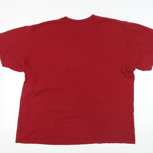 Nike Red Short Sleeve Logo Men's T-Shirt XL