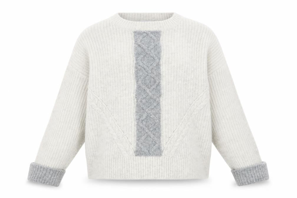 Front view of RJR John Rocha Ivory Knit jumper, size 12