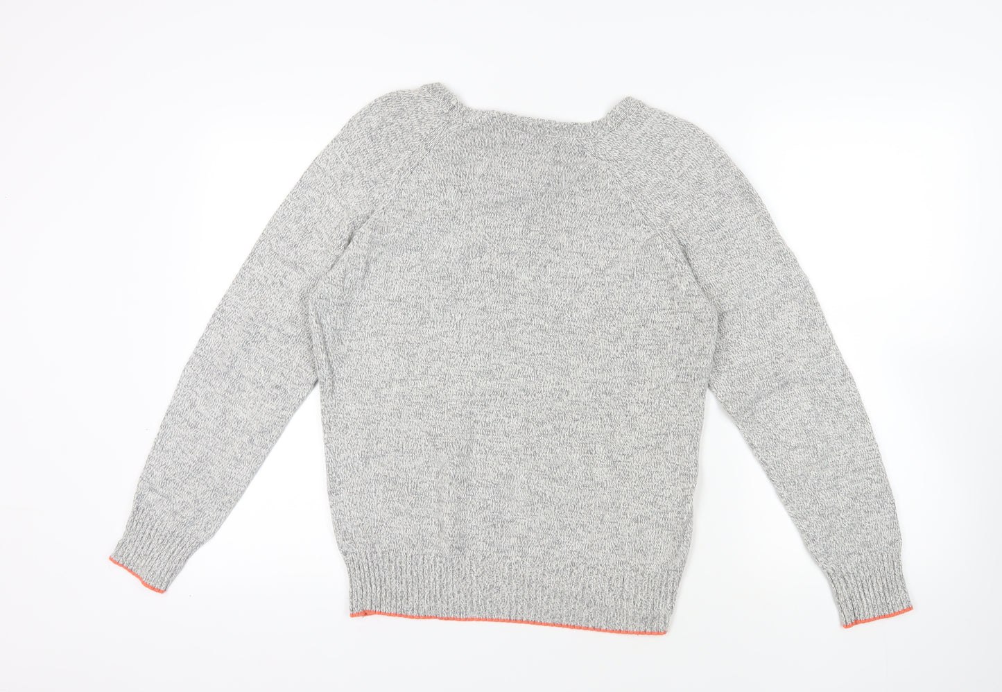 Superdry Grey Cotton Pullover Jumper M