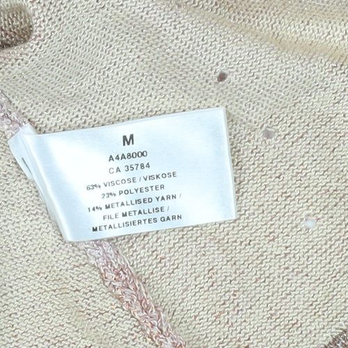Precis Petite Beige V-Neck Sleeveless Tank Top M