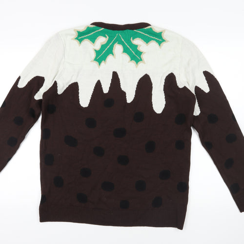 SoulCal&Co XL Brown Christmas Jumper