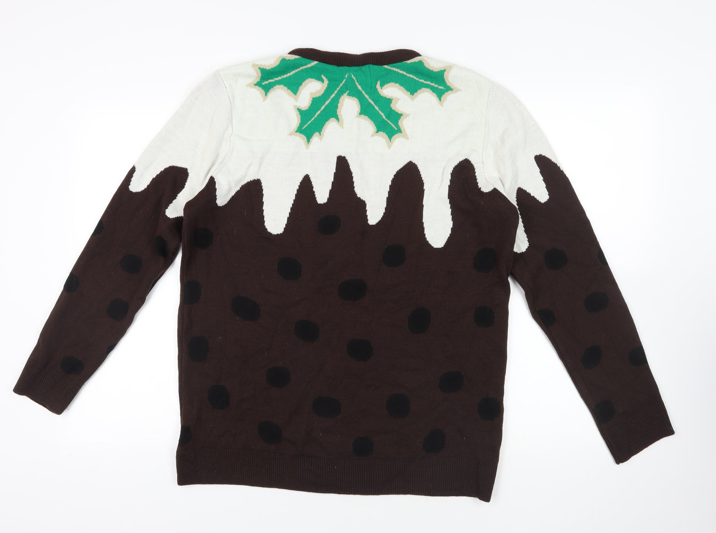SoulCal&Co XL Brown Christmas Jumper
