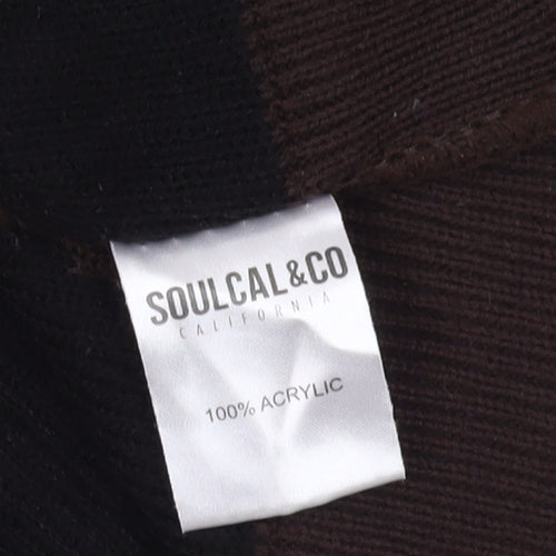 SoulCal&Co XL Brown Christmas Jumper