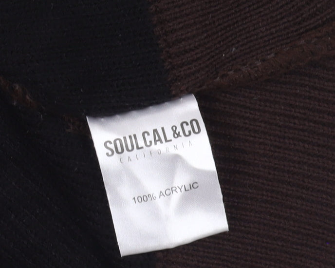SoulCal&Co XL Brown Christmas Jumper