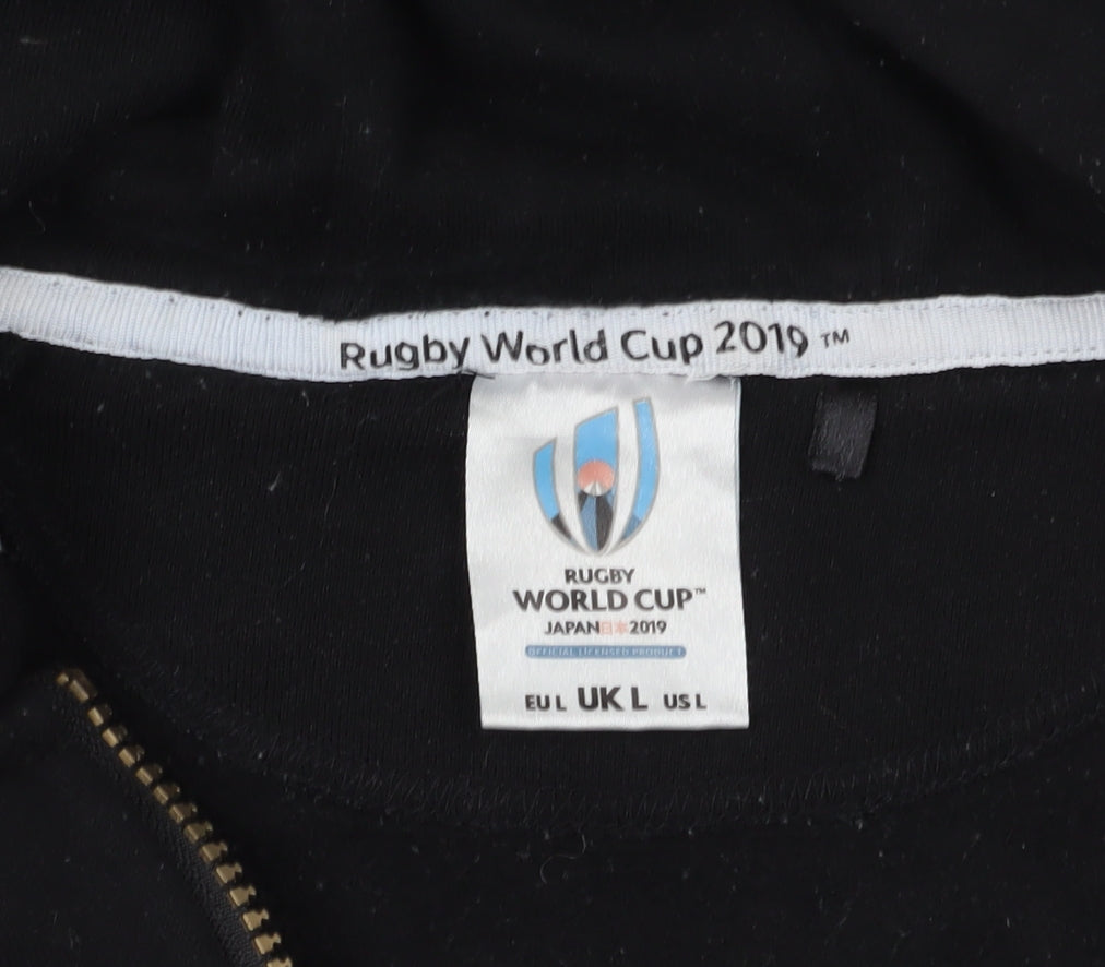 Black Rugby World Cup 2019 Hoodie L