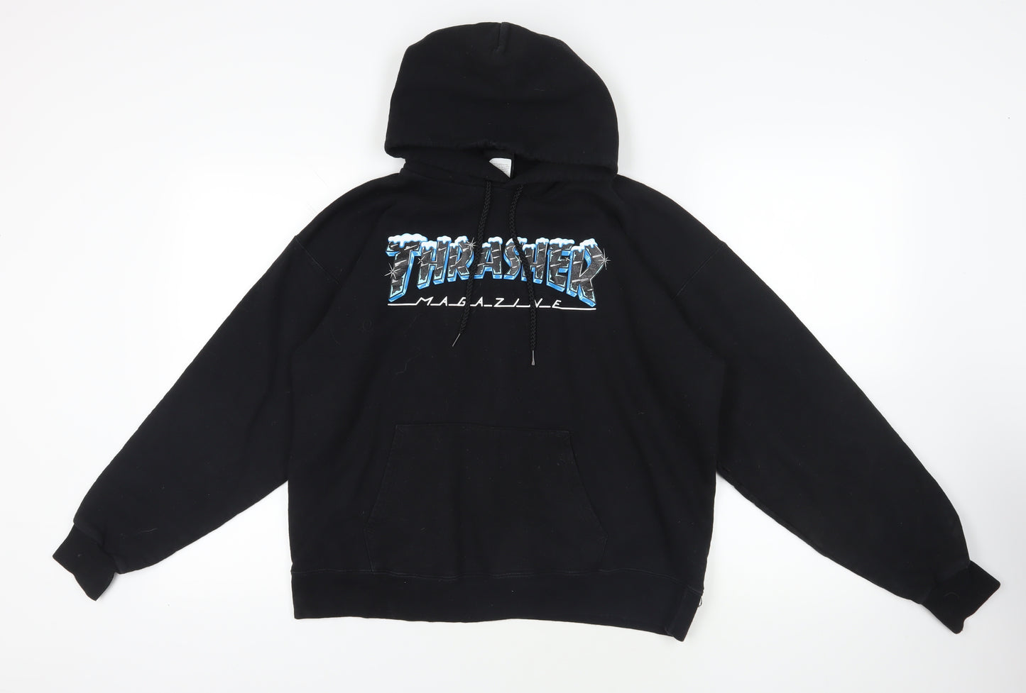 Thrasher Black M Hoodie with Graphic Print