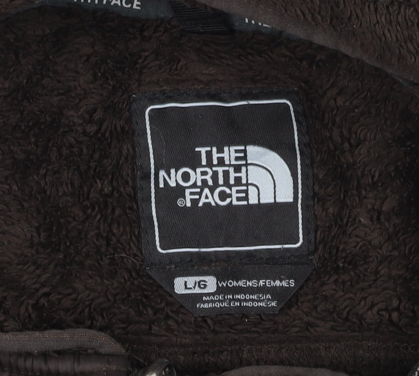 The North Face Brown Fleece Jacket Size L