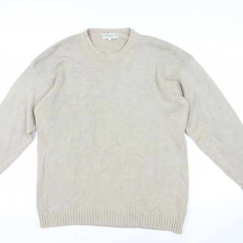 Country Trader Beige L Pullover Crew Neck Jumper