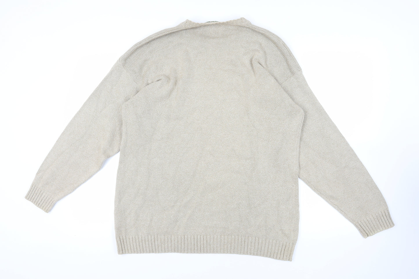 Country Trader Beige L Pullover Crew Neck Jumper