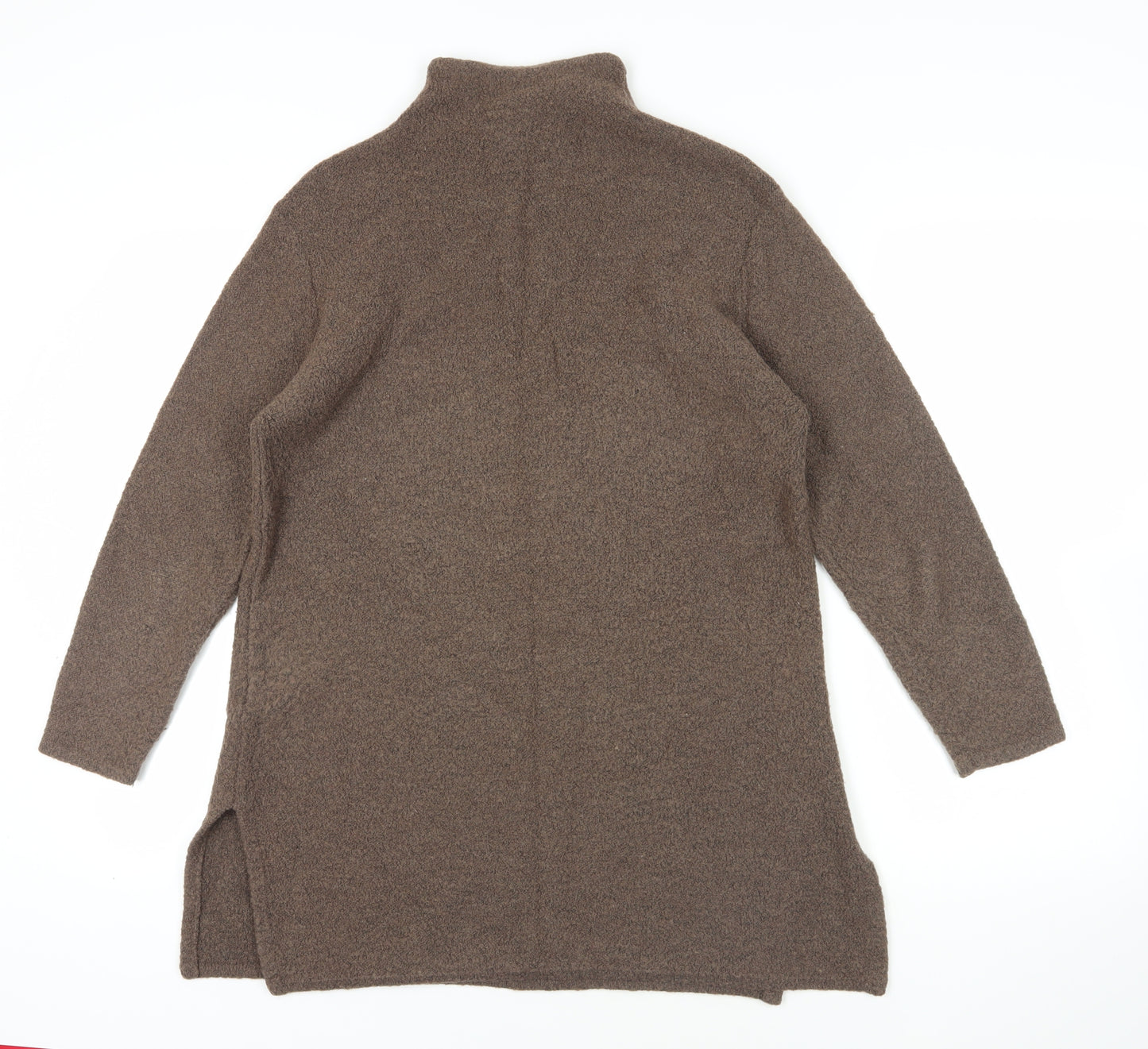 East Brown Tunic Jumper, Size M, High Neck