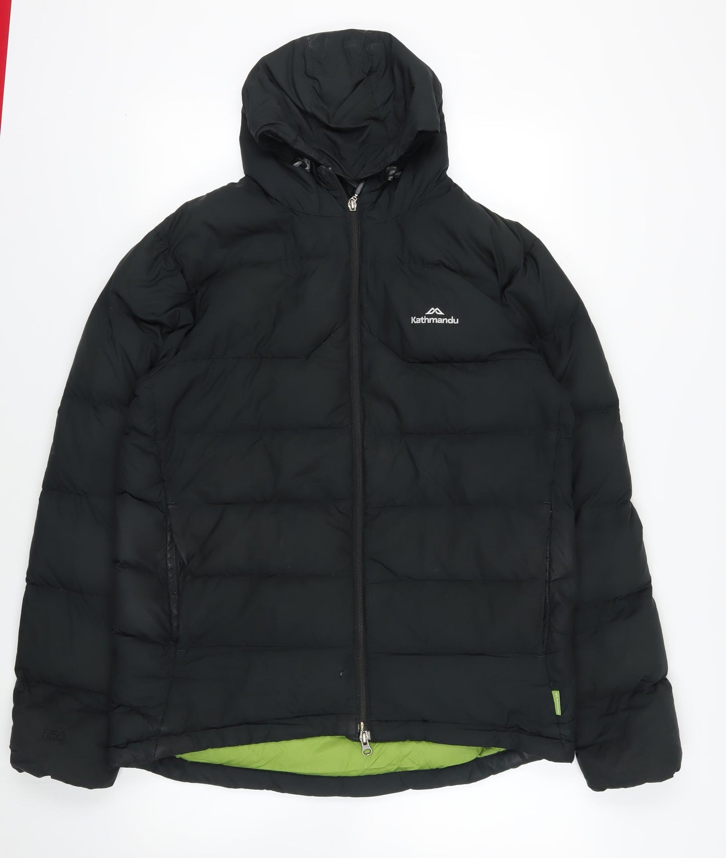 Kathmandu Black Puffer Jacket L Lightweight Insulated