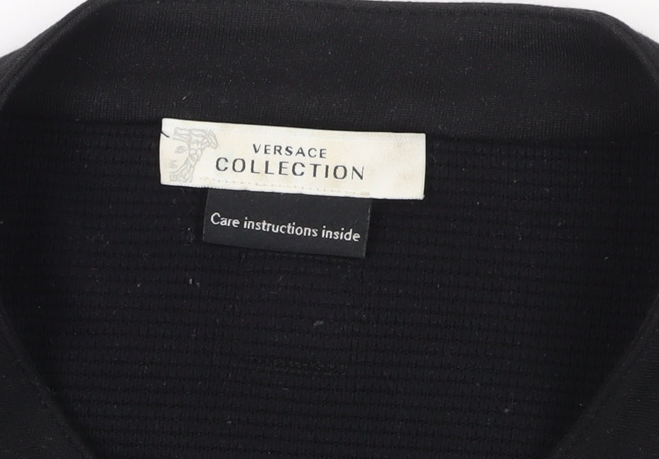 Versace Black Full Zip Sweatshirt XL