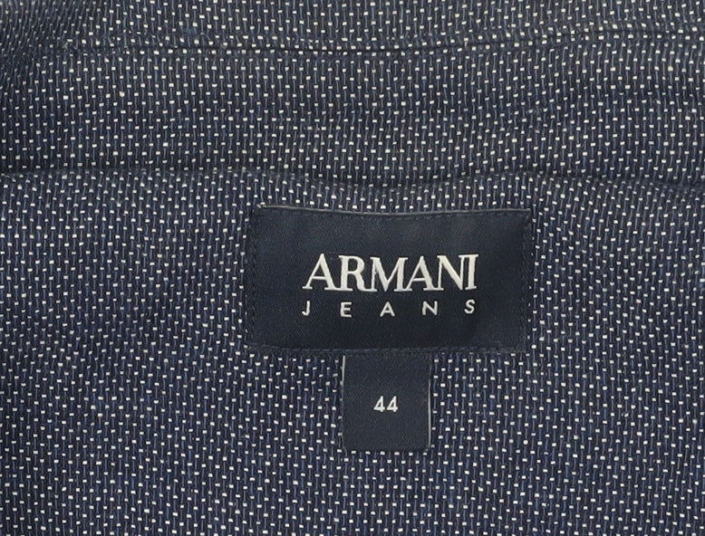 Armani Jeans Blue Blazer - Size 16, Workwear Classic