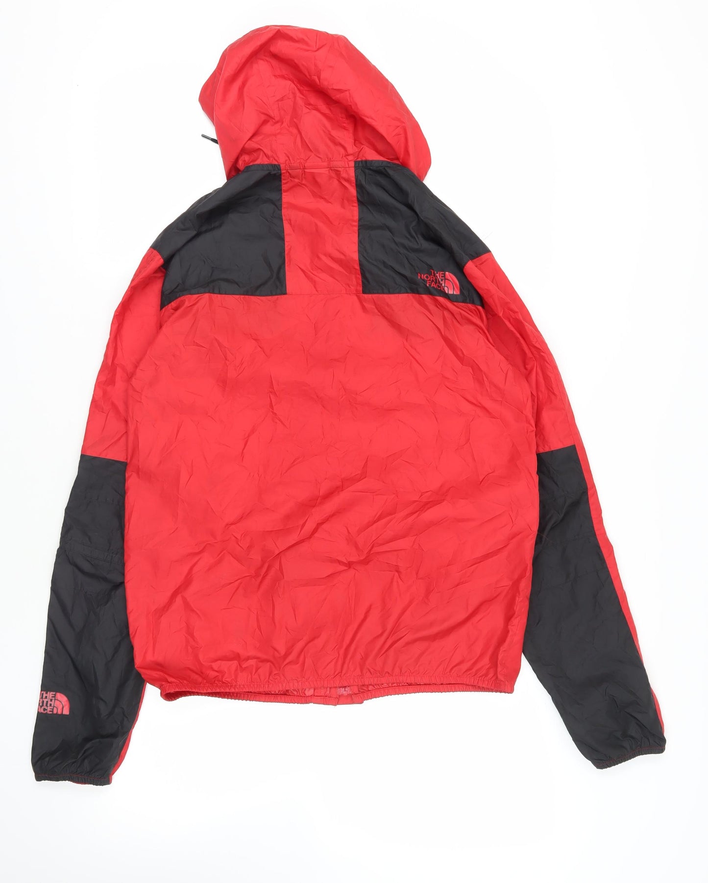The North Face Red M Men's Hooded Windbreaker Jacket