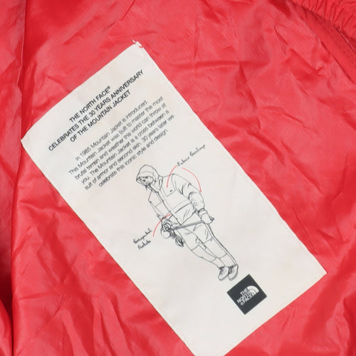 The North Face Red M Men's Hooded Windbreaker Jacket