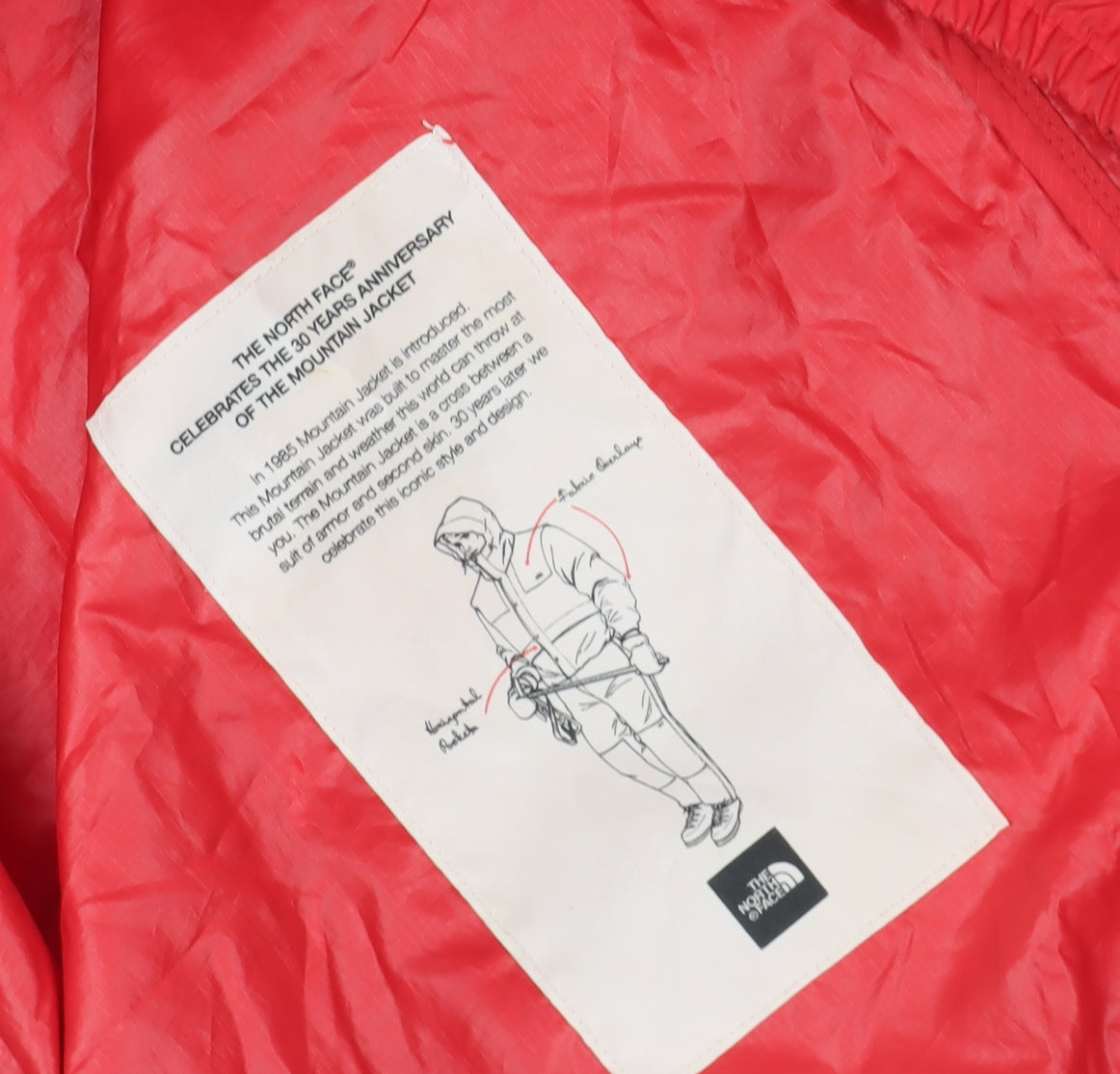 The North Face Red M Men's Hooded Windbreaker Jacket