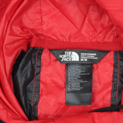 The North Face Red M Men's Hooded Windbreaker Jacket