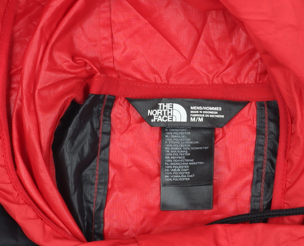 The North Face Red M Men's Hooded Windbreaker Jacket