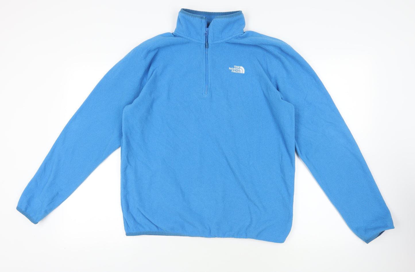 The North Face Blue Fleece 1/4 Zip Sweatshirt, Size L