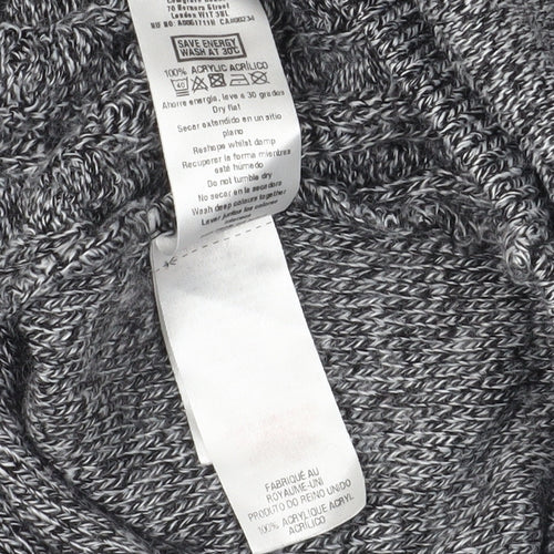 Topman Grey Cable-Knit Pullover Jumper Size S
