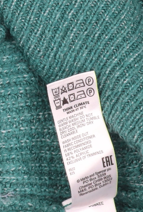 Marks and Spencer Green Knit Jumper S