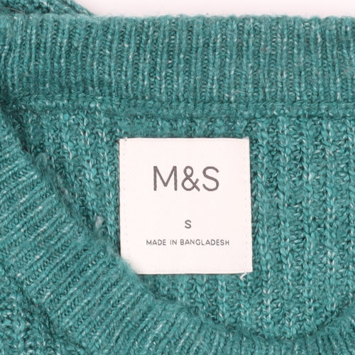 Marks and Spencer Green Knit Jumper S