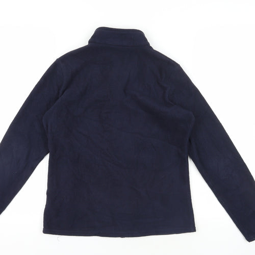 Marks and Spencer Blue Fleece Jacket UK 10 Casual