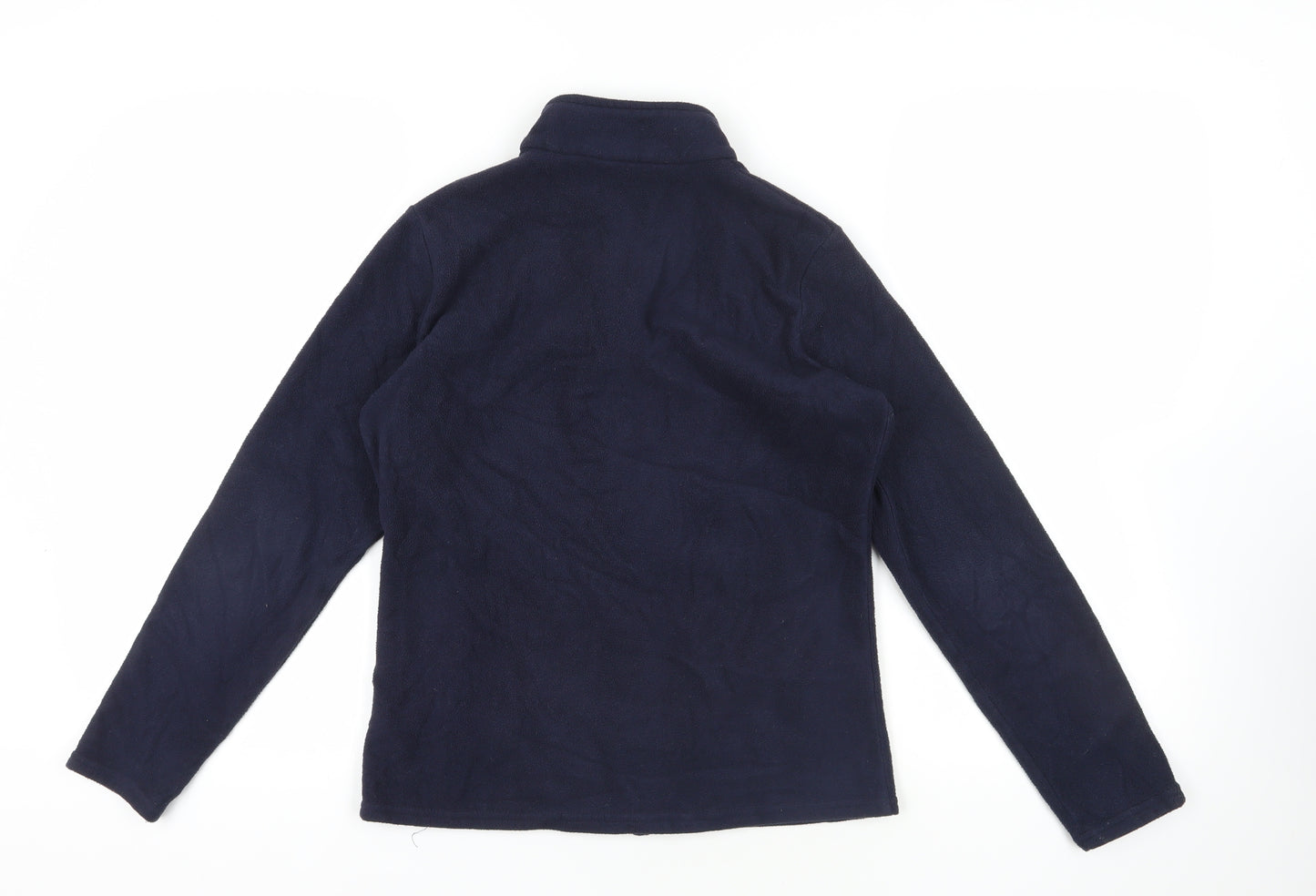 Marks and Spencer Blue Fleece Jacket UK 10 Casual