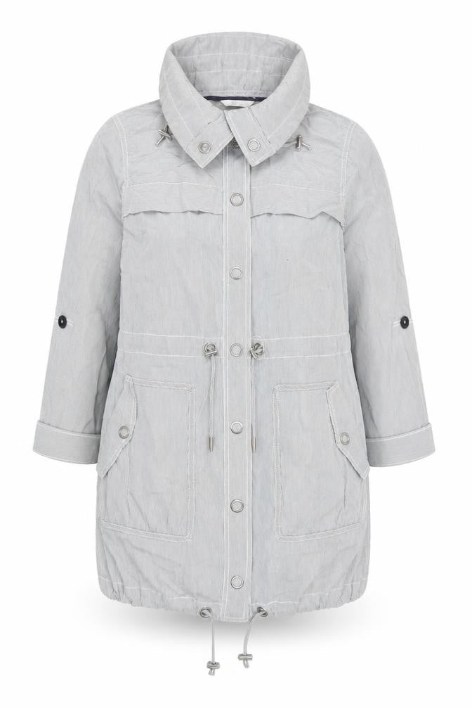 Marks & Spencer Grey Hooded Jacket Size 10