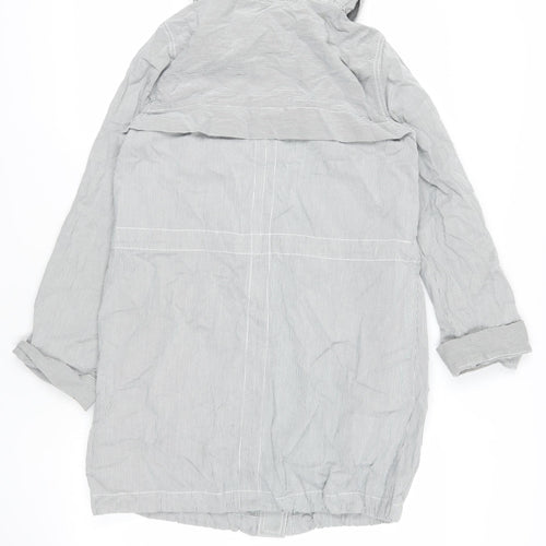Marks & Spencer Grey Hooded Jacket Size 10
