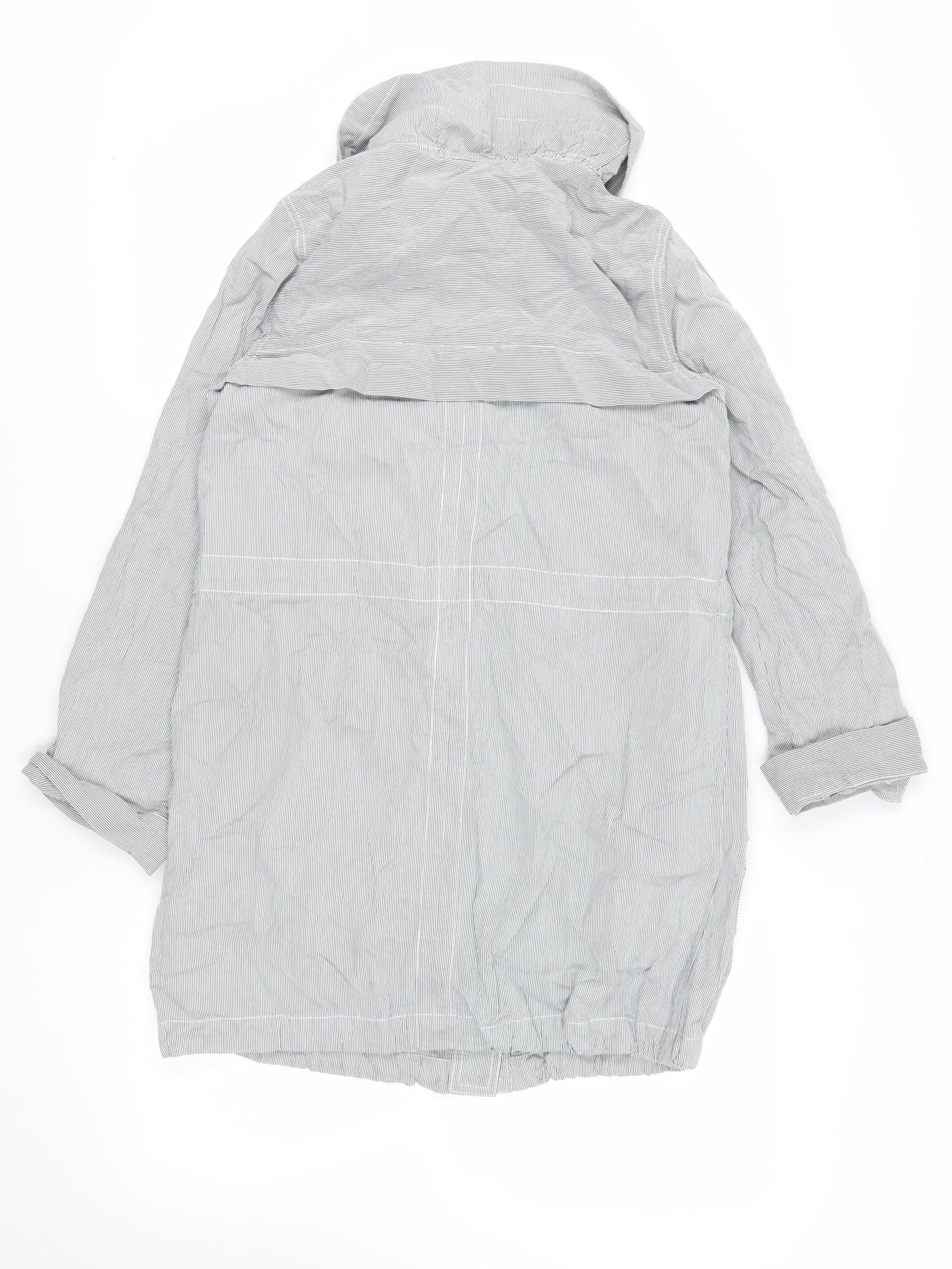 Marks & Spencer Grey Hooded Jacket Size 10