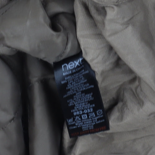Next Brown Parka Jacket - Size 20, Hooded & Zipped