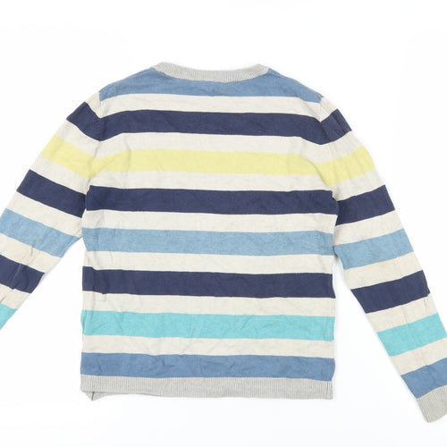 H&M Multicoloured Striped Boys Pullover Jumper