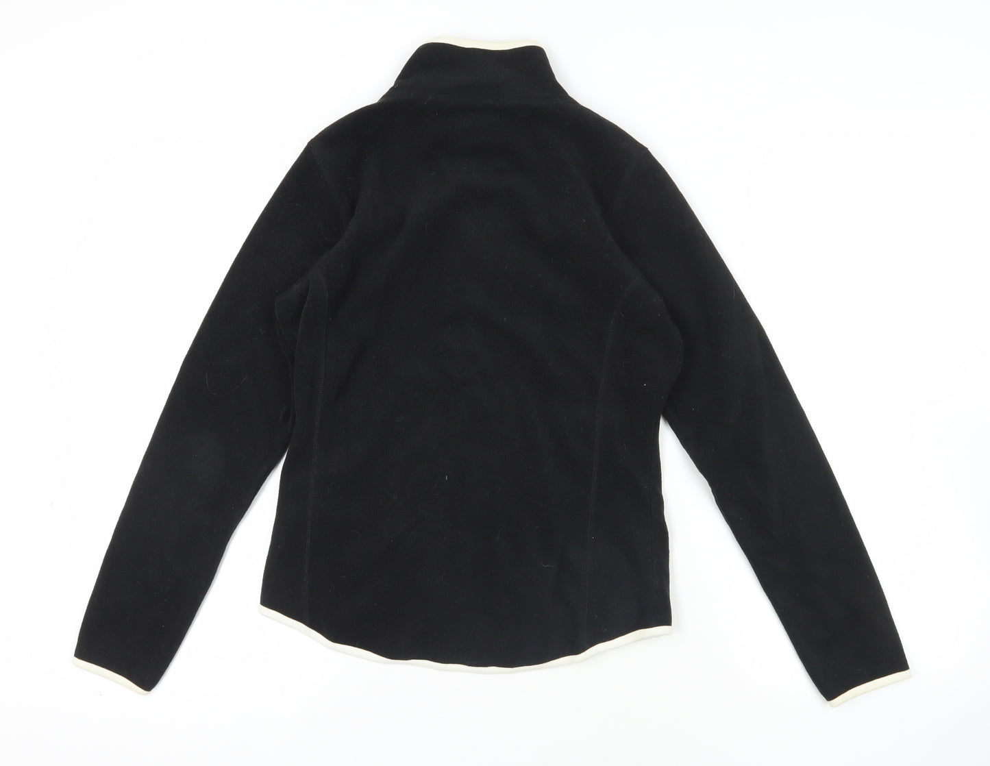 Next Black Fleece Jacket - Size 12, Vintage Style