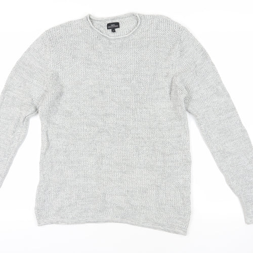 Next Grey Crew Neck Cotton Jumper Size M