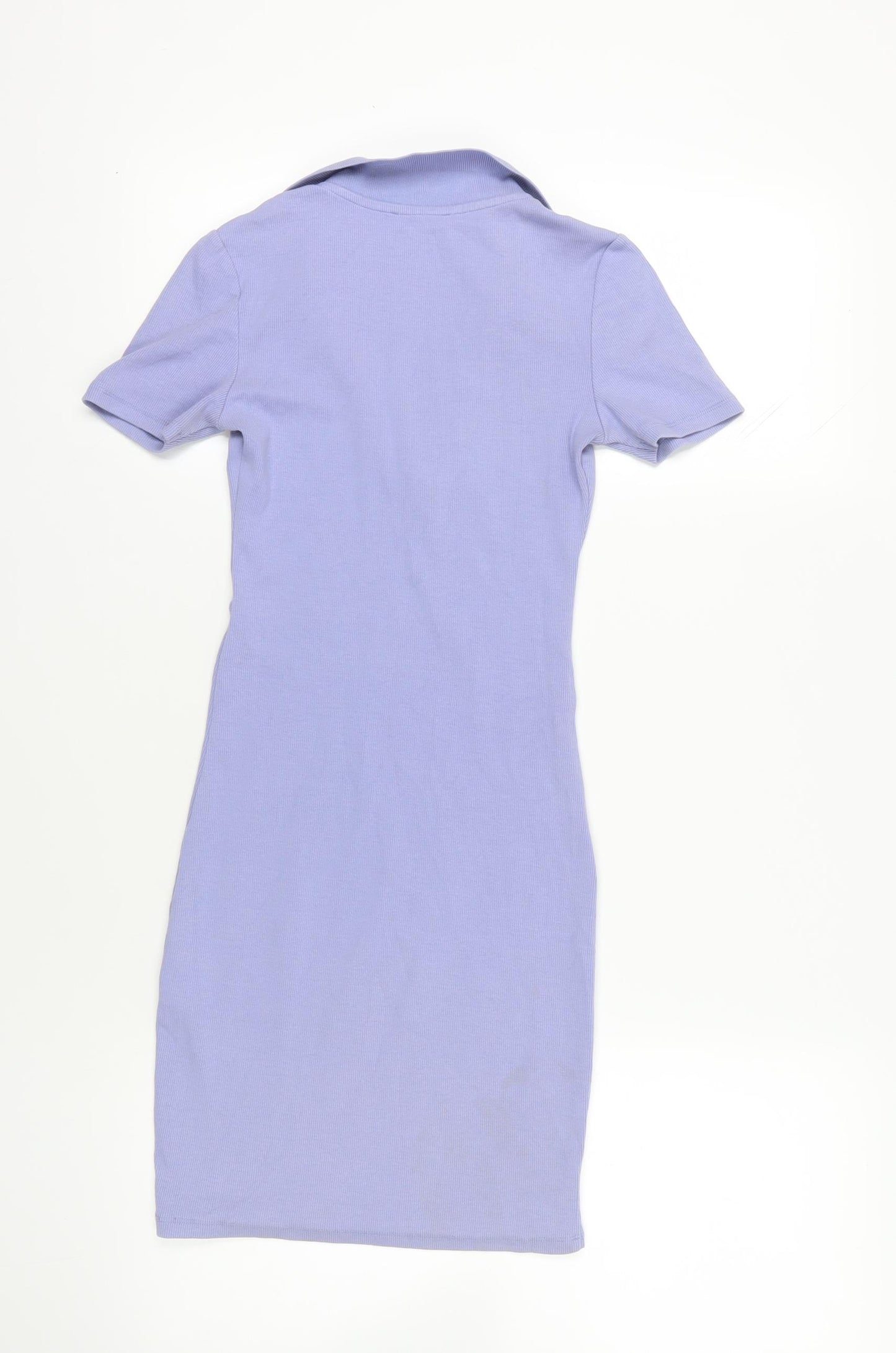 Zara Purple T-Shirt Dress - Size 8