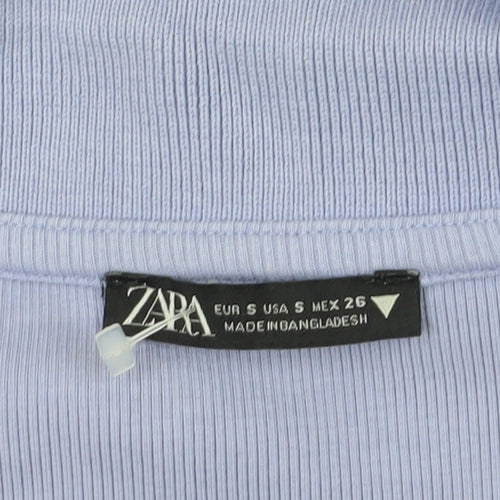 Zara Purple T-Shirt Dress - Size 8