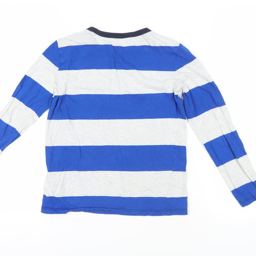 H&M Blue Striped Boys Long Sleeve T-Shirt - 11-12 Yrs