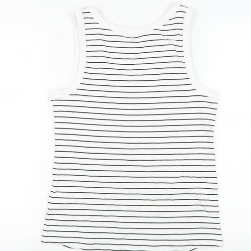 Marks and Spencer Striped Cotton Tank, Size 18